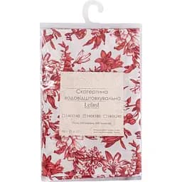 Скатертина водовідштовхувальна Lefard Home Textile Corso 140х140 см червона (715-373) - мініатюра 4