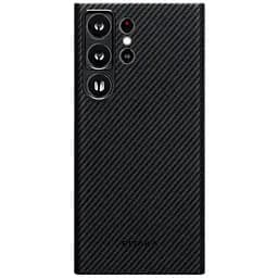 Оригинальный противоударный чехол для Samsung Galaxy S23 Ultra Pitaka MagEZ MagSafe Case 3 Twill Black/Grey