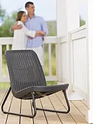 Комплект садових меблів Keter Rio Patio Set графіт - мініатюра 8