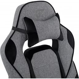 Крісло ігрове GT Racer X-2749-1 Gray/Black Suede (X-2749-1 Fabric Gray/Black Suede) - мініатюра 6