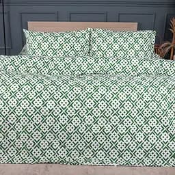 Пододеяльник MirSon бязь Abstract Green 143х210 см (2200013166092)