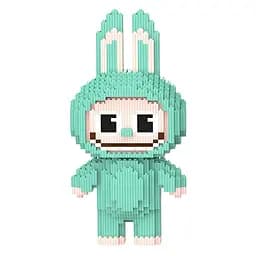 Детский конструктор Magic Blocks Зайчик Лабубу Салатовый на 3132 детали (9185)