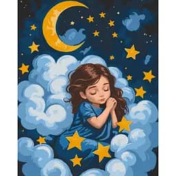 Набор для росписи ArtCraft Спящий ангелочек 40х50 см (15589-AC)