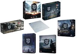 Настольная игра Fun Geek Shop Фростпанк + Замерзшие земли + Миниатюры + Дредноут + Ресурсы + Деревянный город + Игровой коврик (укр.) (FGKS001+6)