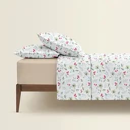 Комплект постільної білизни Cosas Summer flowers CS1 Євро зелений (FlowersMeadowGreenRose_12Magnolia_200) - мініатюра 2