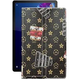 Чохол StatusCASE з екошкіри для планшету Lenovo Tab P11 5G Луі-Вітон-коричневий