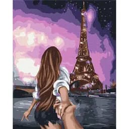 Картина по номерам Brushme Скажи Парижу "Да!"
