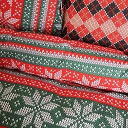 Підковдра MirSon Ranforce Elite 17-0659 Christmas 110 x 140 см червоно-зелена (2200009612961)