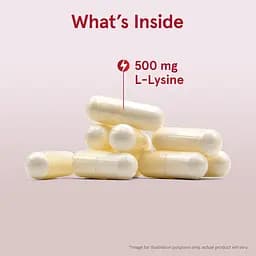 L-Лізин Jarrow Formulas L-Lysine 500 мг 100 капсул - мініатюра 5