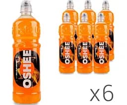OSHEE Isotonic Drinks, Упаковка 6 шт. х 0,75 л, Оші, Напій ізотонічний зі смаком апельсина, негазований, ПЕТ