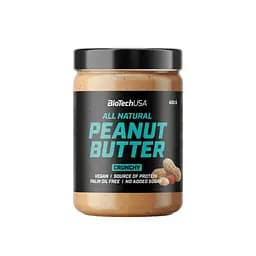 Арахісова паста BioTech Peanut Butter Crunch, 400 грам