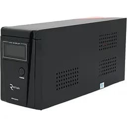 ДБЖ з правильною синусоїдою Ritar RTSW-600ND12 LCD, 12В, під зовнішній АКБ, Q4 (320x132x210) 4,2 кг (236x85x130)