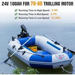 Акумулятор Eco-Worthy LiFePO4 з вбудованим BMS 5000+ циклів 24V 100 Ah (US-L13070402010-1) - мініатюра 4