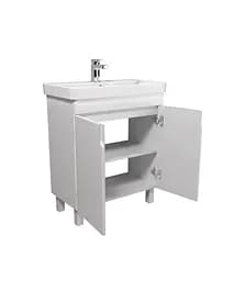 Тумба Мойдодир Simple White 70-U умивальник River 70 Білий універсальна Білий - мініатюра 2