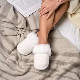 Кімнатні капці MBM My Home Vira розмір 38-39 білі (SL-04 38-39 WHITE) - мініатюра 7