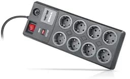 Мережевий фільтр RS-8F USB CHARGE 3m, black (EL122300004) - мініатюра 6