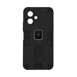 Чехол для Infinix Smart 10 4G, Proover, черный, с подставкой и магнитом, противоударный, ударопрочный, бронированный, панель-накладка, защита всего корпуса, термополиуретан (TPU) + поликарбонат (PC), ArmorStandart (ARM87167)