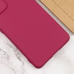 Чохол Silicone Cover Lakshmi Full Camera (A) для Xiaomi Redmi Note 12T Pro Бордовий / Marsala - мініатюра 4