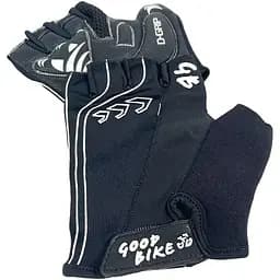 Велорукавиці Good Bike D-Grip короткий палець розмір XL чорні (94507Black-IS) - мініатюра 3