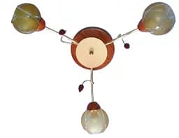 Люстра стельова Brille класична E14 60W BR (BKL-413C/3)