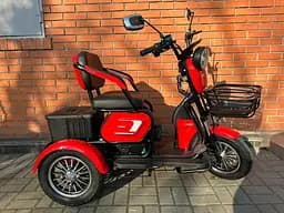 Електроскутер Триколісний Corso Logan (1200W 72V/23Ah) Червоний - мініатюра 9