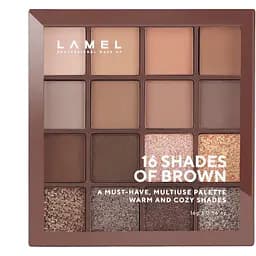 Тени для век Lamel 16 Shades of Brown №16-3 16 г