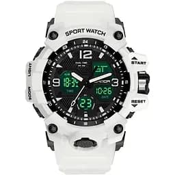 Наручний годинник чоловічий Sanda Snow Білий (3077)