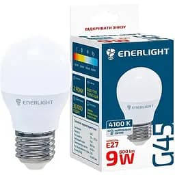 Світлодіодна лампа Enerlight G45, 9W, 4100K, E27 (G45E279SMDNFR)