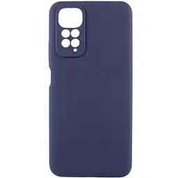 Чохол Silicone Cover Lakshmi Full Camera (AAA) для Xiaomi Redmi Note 11 (Global) / Note 11S Темно-синій / Midnight blue