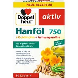 Конопля масло Doppelherz Aktiv 30 капсул