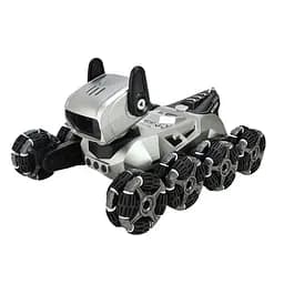 Детская игрушка на радиоуправлении "Собака" Bambi 1028(Silver) световые и звуковые эффекты