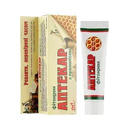 Фітокрем "Аптекар з прополісом" ранозагоювальний, 30 мл