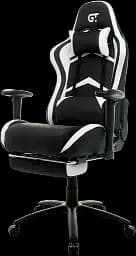 Геймерське крісло GT Racer чорне з білим (X-2534-F Black/White) - мініатюра 3