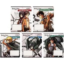 Набор тетрадей Kite Attack on Titan 12 листов в клетку 25 шт. (AT24-232)