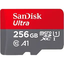 Карта пам'яті SanDisk microSDXC 256GB UHS-I Ultra A1 + SD Adapter (SDSQUAC-256G-GN6MA) [100887] - мініатюра 2