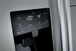 Холодильник Gorenje SBS 179x68x91см 2 двері Х-368 л М-167 л A++ NF Plus Інвертор диспенсер Дисплей сірий (NRS9EVX1) - мініатюра 6
