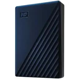 Внешний жесткий диск WD портативный для макбуков My Passport for Mac 5 TB (WDBA2F0050BBL-WESN) синий