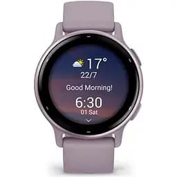 Смарт-годинник Garmin Vivoactive 5 Metallic Orchid Aluminum Bezel with Orchid Case and Silicone Band (010-02862-13) [111830] - мініатюра 5