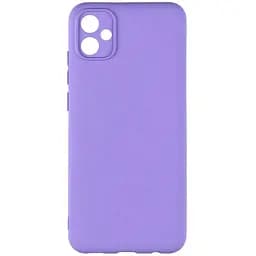 Чехол Silicone Cover с рамкой камеры A Samsung Galaxy A04e Elegant Purple