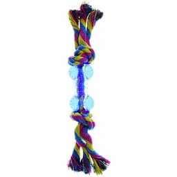 Игрушка для собак TatraPet Dental Fun кость на веревке резина 26 см  