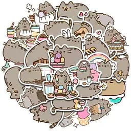 Стікерпак GeekLand Pusheen 45 штук (SP P 01)