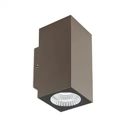 Бра вуличне QUAD AP LED COB 2X3W IP65 DB 3000K (Sq)(5.1.2) Redo 90089