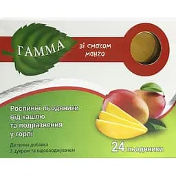 Леденцы растительные от кашля Гамма со вкусом манго 24 шт