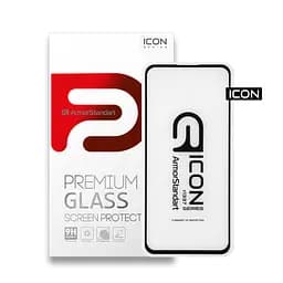 Захисне скло для VIVO V17 Pro, Icon, 2.5D загартоване скло, повне проклеювання, глянсове, удароміцне, з олеофобним покриттям, сумісне з чохлами, міцність 9H, проста установка, ArmorStandart (ARM55843-GIC-BK)
