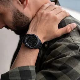Тактичний годинник North Edge Mars Pro Black 5Bar (Чорний) - мініатюра 7