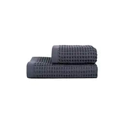 Рушник Lotus Home - Waffle antrasit антрацит 70x140 - мініатюра 7