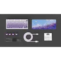 Клавіатура MageGee Light 75 Purple Bird Switch White/Purple (6971969728813) - мініатюра 8
