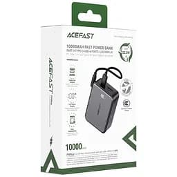 Портативний ЗП Power Bank Acefast M28 22.5W with cable 10000 mAh Black - мініатюра 5