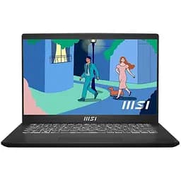 Ноутбук MSI Modern 14 C7M-294PL, 14 inch 1920 x 1080, AMD Ryzen 7 7430U 6 C/12 T, 2.3 GHz - 4.3 GHz, 3 MB 16 MB cache, 35 W, 16 GB DMD4 11 Home, чорний