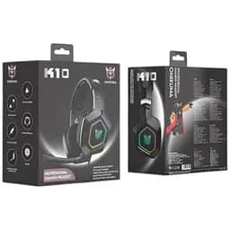 Ігрові навушники з підсвічуванням Onikuma K10 Gaming with LED чорні - мініатюра 2